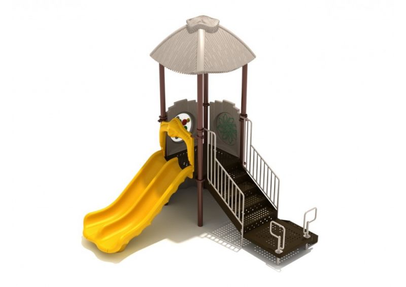 Lynx Landing Playground Structure with a Slide