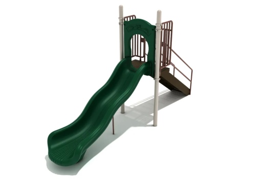 4 Foot Single Wave Slide for Thrilling Outdoor Adventures
