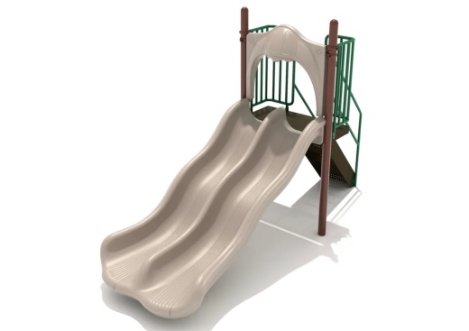 4 Foot Double Wave Slide - Playground Equipment for Endless Fun