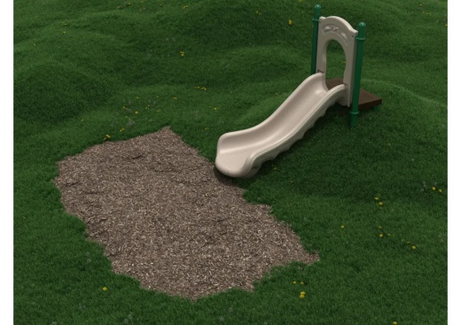 3 Foot Single Straight Embankment Slide