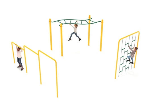 3 Piece Basic Kids Gym Course - Build Strength & Agility