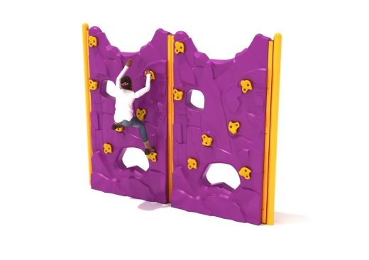 Double Parallel Rock Climbing Wall for Kids