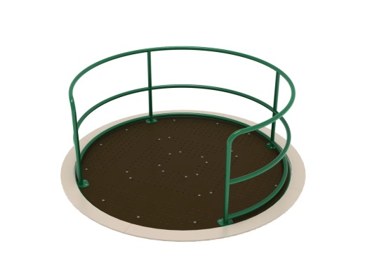 One Capacity Wheelchair Accessible Merry Go Round