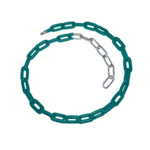 PVC-Coated Swing Set Chain, Green, 6'-6"