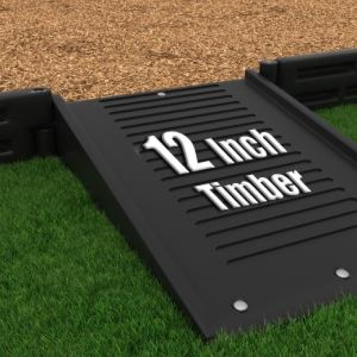 Half Length Wheelchair Ramp For Border 8 Or 12 Inches High