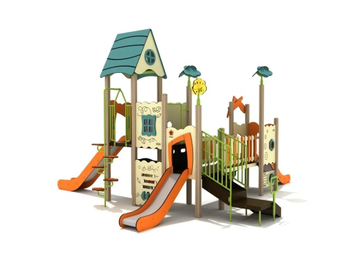 Iron Oak Canopy Quest Play Structure, Stainless Steel