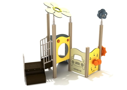 Columbian Spruce Canopy Quest Play Structure, Stainless Steel