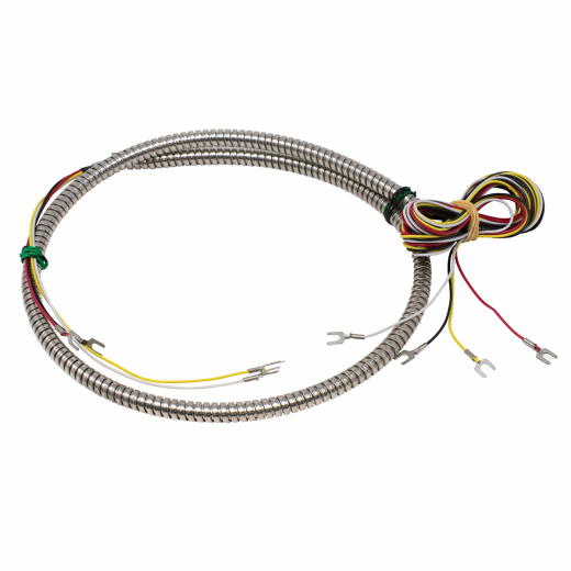 25" Armored Handset Cord 5 feet Wires