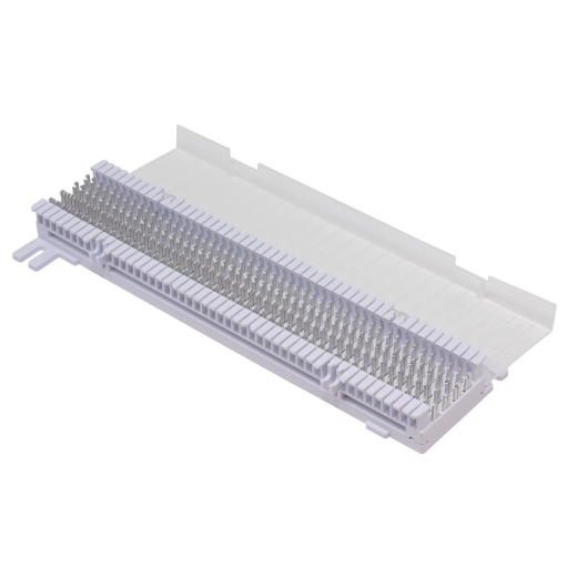 66M Block with Clear Cover - CAT5E Rated Split Block
