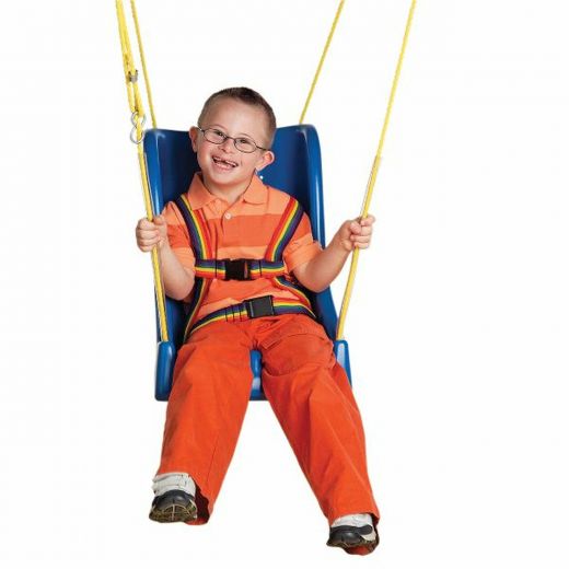 Skillbuilders¬æ Full Support Swing Seats With Pommel And Rope, Large ( Adult )