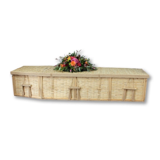 6'5" Biodegradable Bamboo Coffin