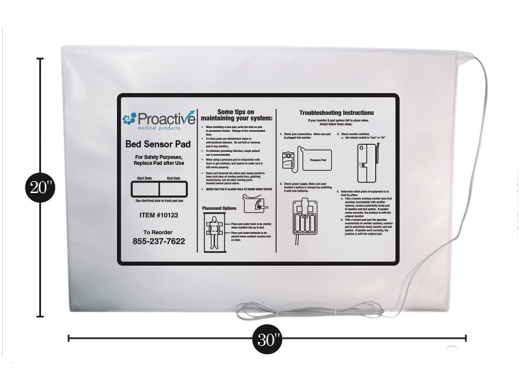 Extra Wide Bed Sensor Pad for Patient Care and Safety