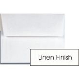 Classic LINEN Natural White (70T/Linen) - A6 Envelopes (4.75-x-6.5) - 1000