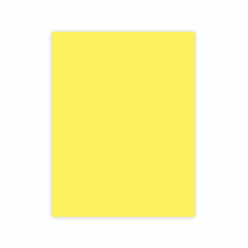 Exact Brights 8.5X11 Paper - Bright Yellow - 20/50T (74Gsm) - 500 Pk [26701]