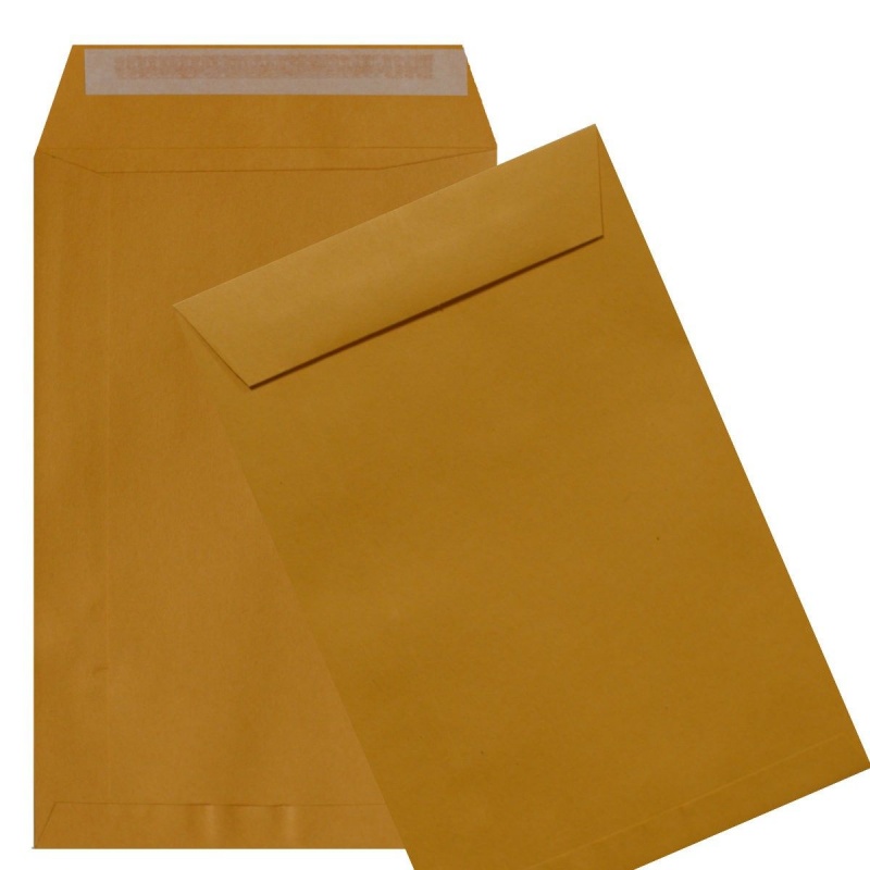Catalog Envelopes - 28Lb Brown Kraft - Peel To Seal - (6 X 9) - 500 Pk