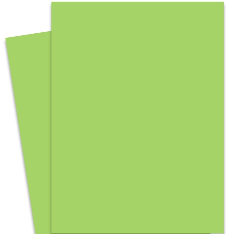 Burano Light Green (54) - Folio 27.5X39.3-In Lightweight Cardstock Paper - 52Lb Cover (140Gsm) - 125 Pk
