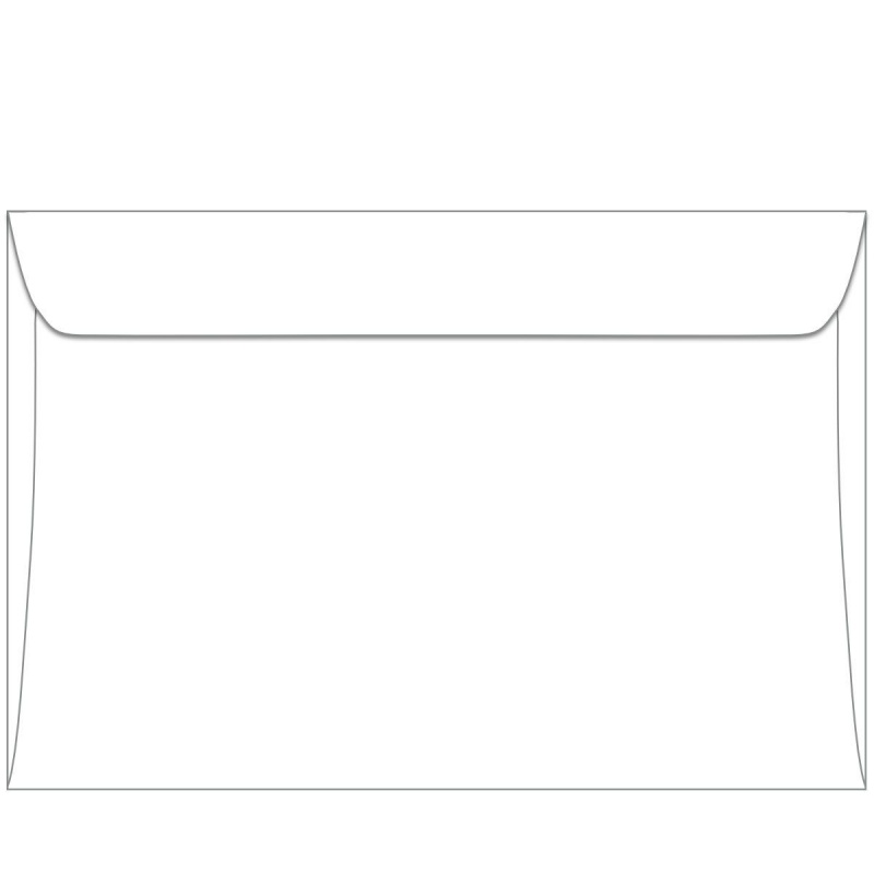 9 1/2 X 12 5/8 Booklet 60# White Vellum Cougar Envelopes - 500 Pk