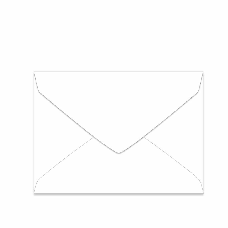 7-Bar (Lee) Envelopes (5.25 X 7.25) - Classic Linen Solar White (80T/Linen) - 2500 Pk