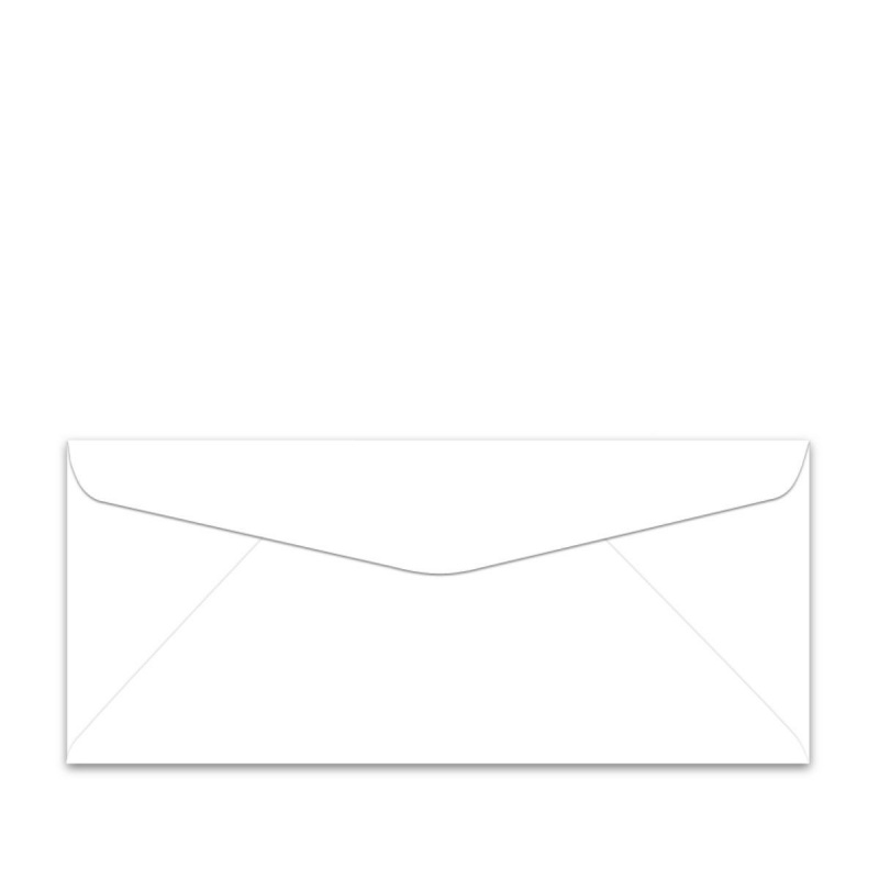 #9 60# White Smooth Cougar Envelopes - 2500 Pk