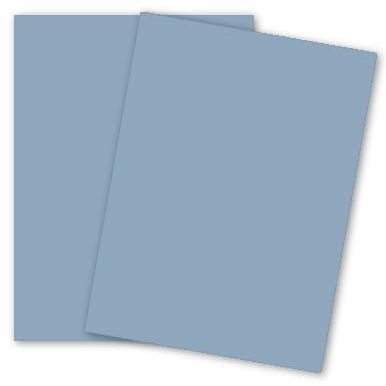 Clearance] Crane 8.5 X 11 Card Stock Paper - Dalton Blue - 100% Cotton -  134 Cover - 25 Pk