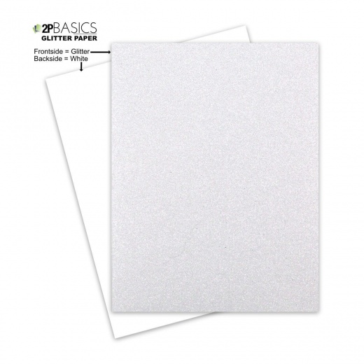 8-1/2-x-11 - 100 per package Premium Pastelle Soft White Paper Deckle-edge