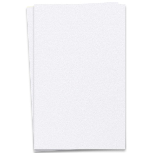 100% Cotton Card Stock - Savoy Brilliant White - 8.5X11 (216X279