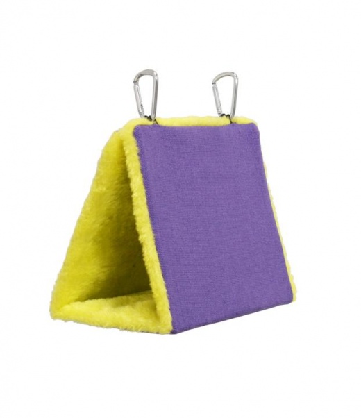 Small Snuggle Hut (Purple) - A Cozy Retreat for Your Feathered Friends