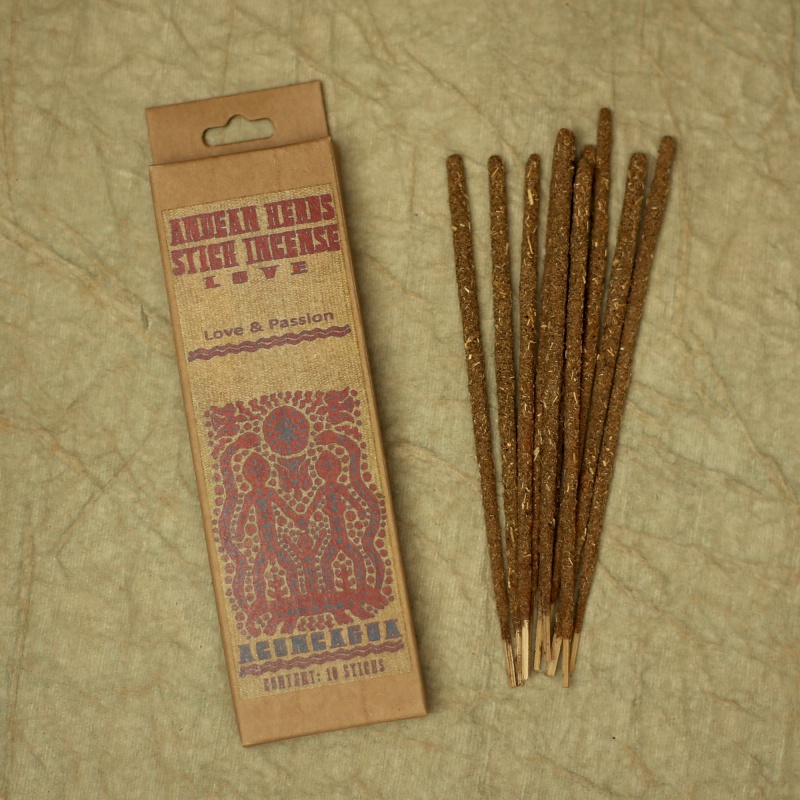 Smudging Incense - Love - Andean Herbs Incense Sticks - Love & Passion