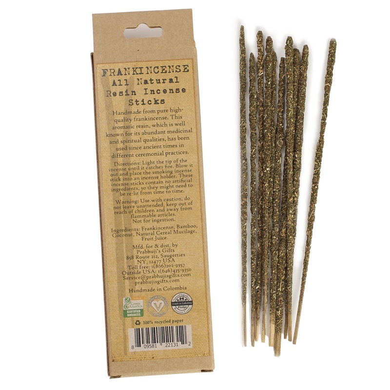 Smudging Incense - Frankincense - Natural Resin Incense Sticks