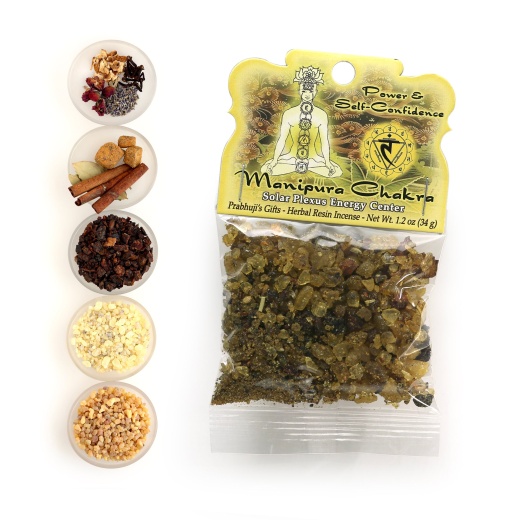Resin Incense Solar Plexus Chakra Manipura - Self-Confidence and Transformation