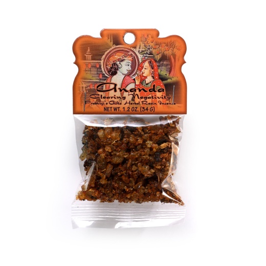 Resin Incense Ananda - Clearing Negativity - 1.2Oz Bag