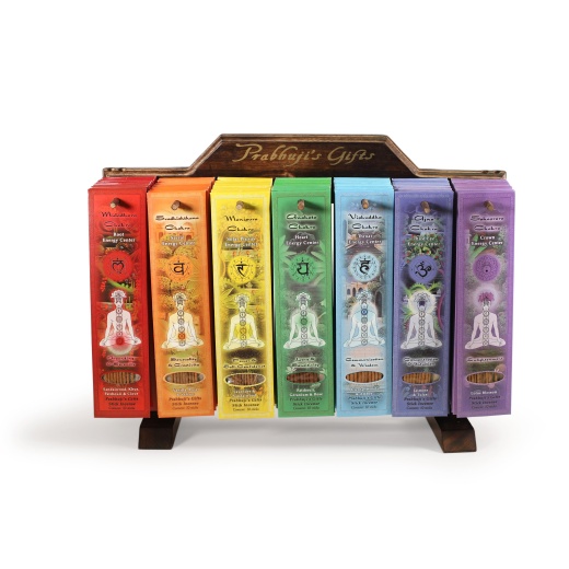 Wholesale Opening Bundle - Incense Display Rack With 7-Chakra Incense Line - 91 Packs