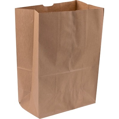 Duro Tall Grocery Paper Bags, 12" X 17" X 7", 57 Lb., 500/Case