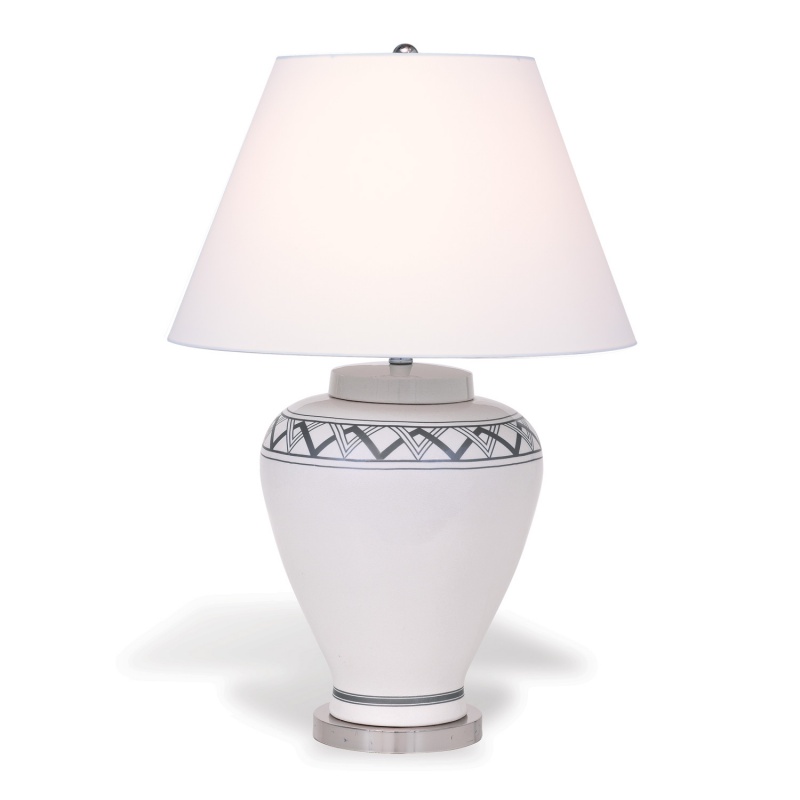 Carlyle Cream Lamp 30"h