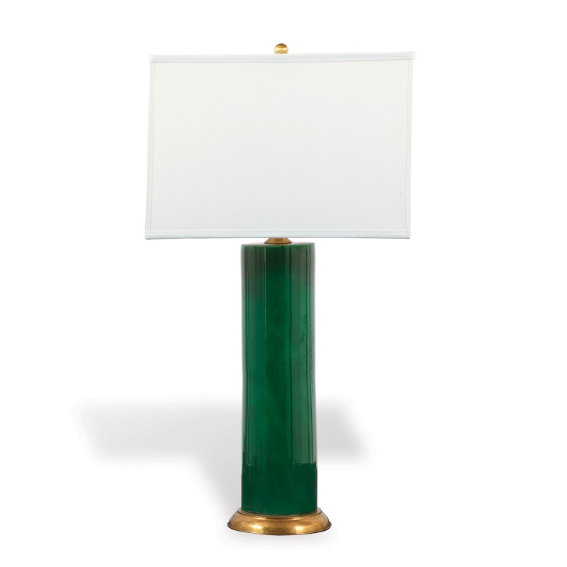 Melrose Emerald Lamp 32"h