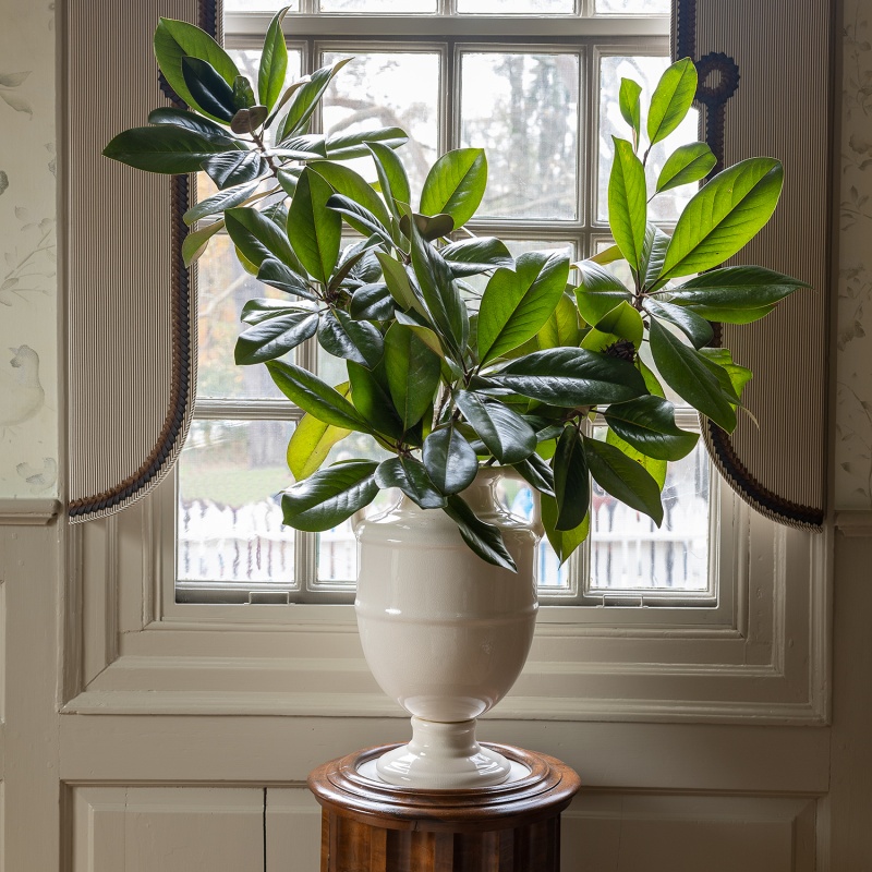 Lantana Ivory Vase 17.5"h
