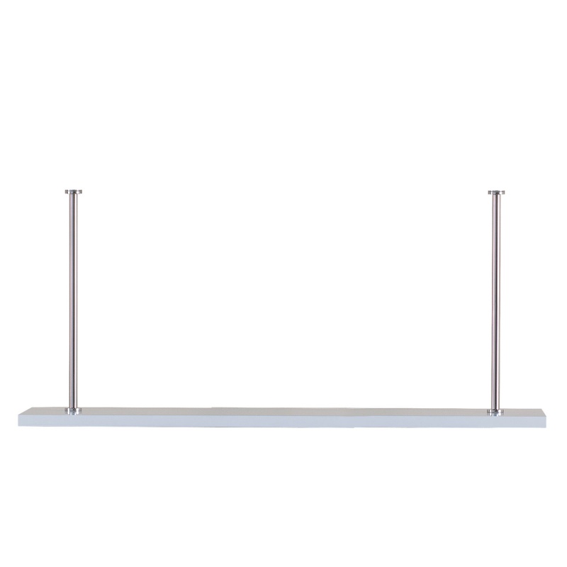 Marais Additional Shelf White/Nickel Kit 48"w