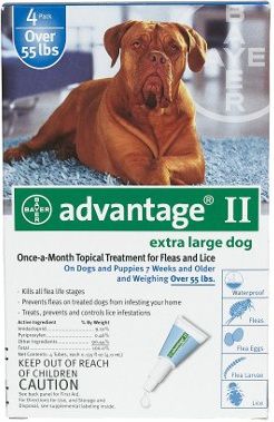 Flea Control For Dogs And Puppies Over 55 Lbs 6 Month Supply