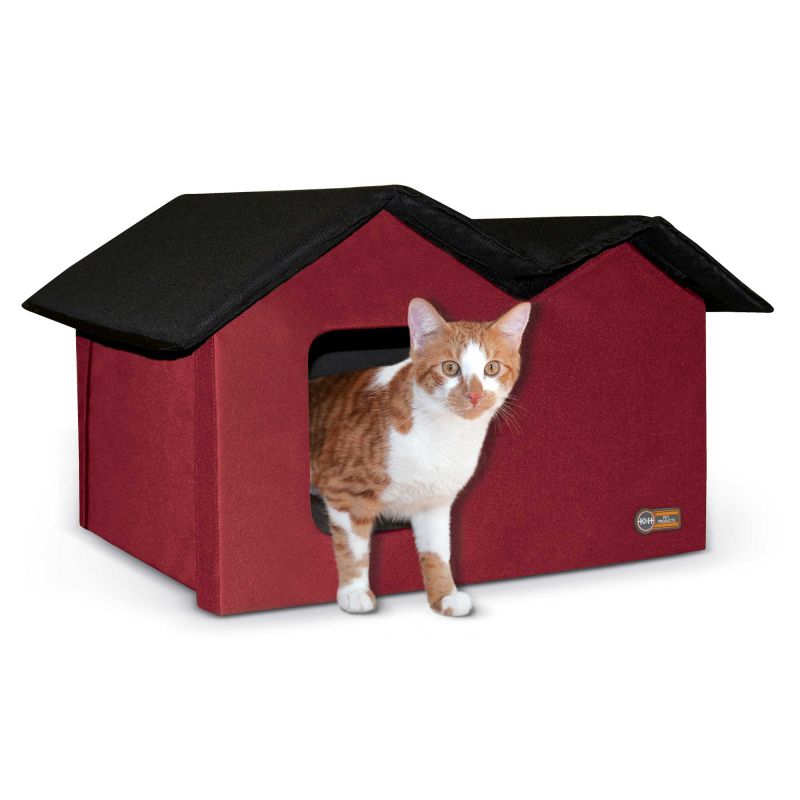 Outdoor Kitty House Extra-Wide Unheated