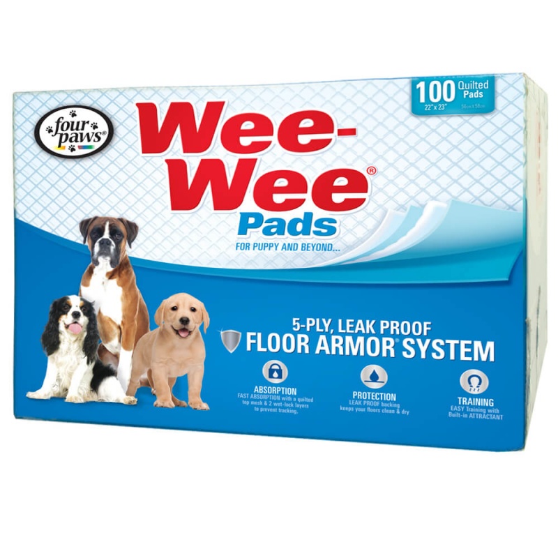 Wee-Wee Pads 100 Pack Box