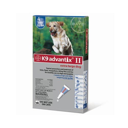 Flea And Tick Control For Dogs Over 55 Lbs 4 Month Supply