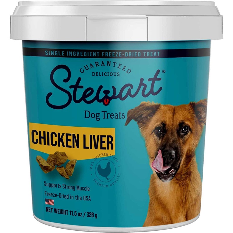 Stewart Pro-Treat Freeze Dried Chicken Liver 11.5 Ounces