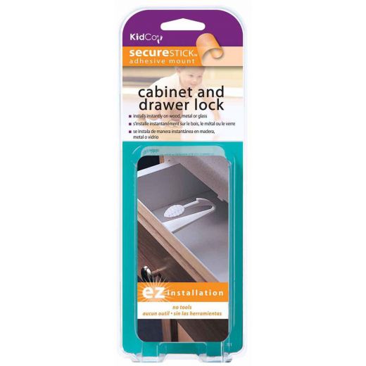 Kidco Adhesive Mount Cabinet And Drawer Lock 3 Pack