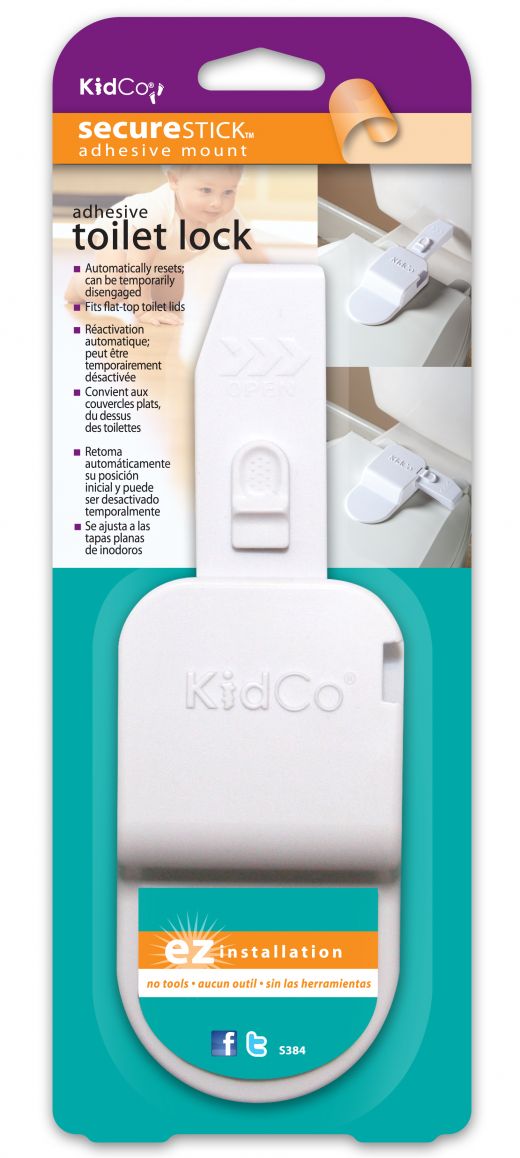 Adhesive Toilet Lock by KidCo - Ensure Your Child's Safety