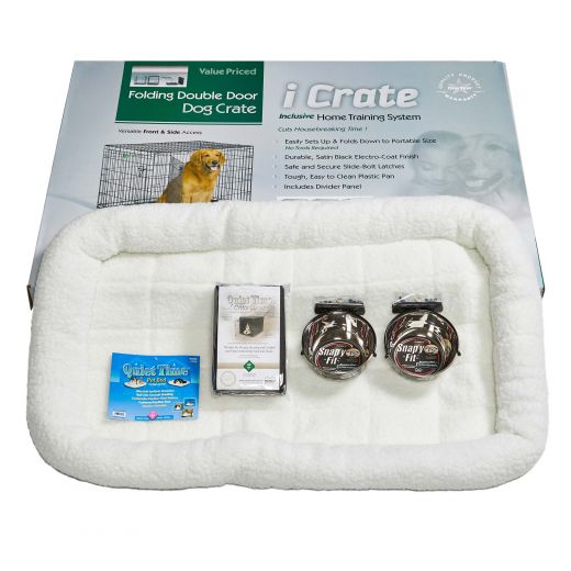 Icrate Dog Crate Kit - Exceptional Care Essentials for Your New Dog