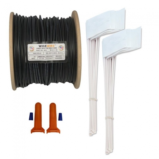 WiseWire 16 Gauge Boundary Wire Kit - 1000Ft Copper-Clad Steel Wire for Pet Containment Systems