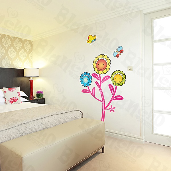 Dancing Sunflowers Large Wall Decals