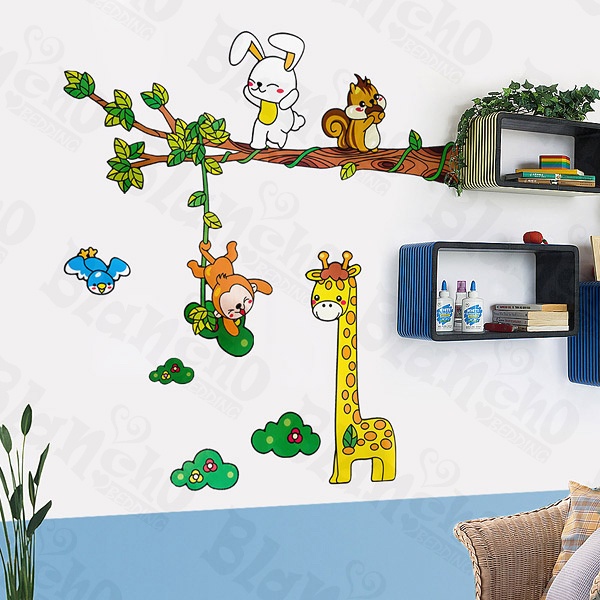 Giraffe Friends X-Large Wall Decals