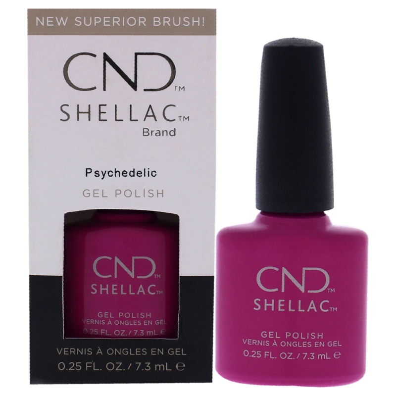 Shellac Nail Color - Psychedelic By Cnd For Women - 0.25 Oz Nail Polish