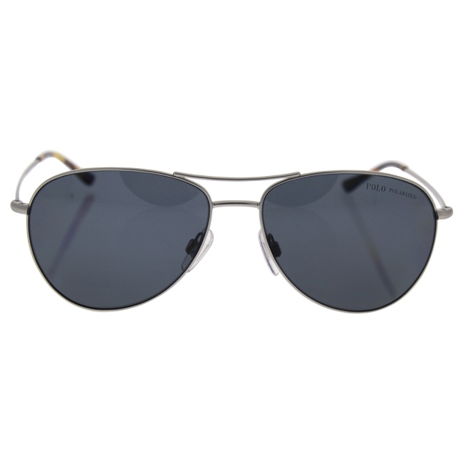 Polo Ralph Lauren Ph 3084 9046-81 - Matte Silver-Grey Polarized By Ralph Lauren For Men - 58-15-145 Mm Sunglasses